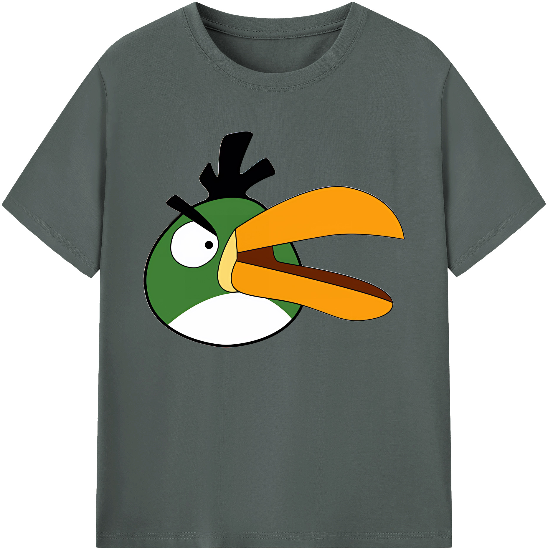 （画像用） Angry Birds アングリーバード 綿100％ メンズ半袖Tシャツ｜肌触りやわらか＆通気性